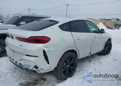 2022 BMW X6 xDrive40I z USA, uszkodzony, nr VIN 5UXCY6C05N9L64520